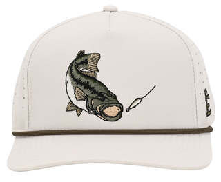 Men's Cream Golf - Bass Hat-Hat-Embry Outdoors-Men's-The Twisted Chandelier