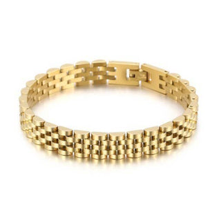Stainless Steel Watch Chain Bracelet-JOSSLYN by wall to wall-40B5241-The Twisted Chandelier