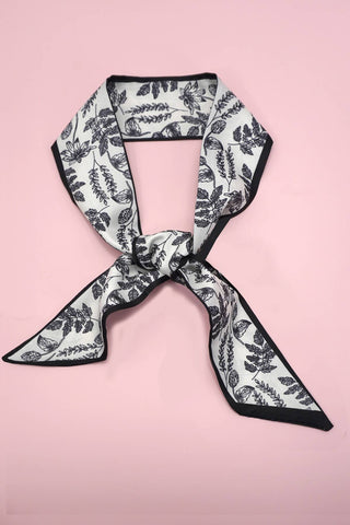 Soft Silky Skinny Twilly Scarf Necklace Wrap-JOSSLYN by wall to wall-A-The Twisted Chandelier