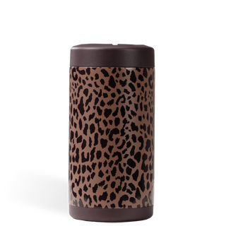 Brown Leopard HydroJug 16 oz Can Cooler-Koozies-HydroJug-The Twisted Chandelier