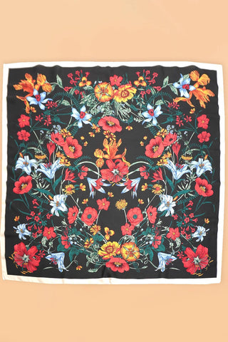 Large Floral Print Bandana Scarf-JOSSLYN by wall to wall-The Twisted Chandelier