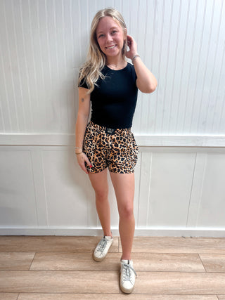 Aspen Leopard Boxer Shorts-Girlie Girl Originals-bottoms,FD 03/12/26-The Twisted Chandelier