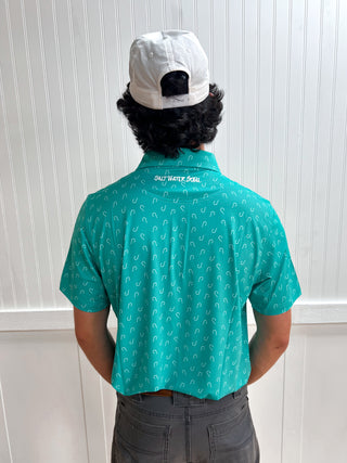 Men’s Circle Hook Polo Shirt-Men's Tops-SALT WATER SOUL-FD 03/10/26,Men's-The Twisted Chandelier