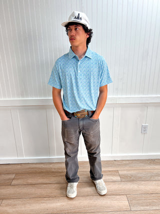 Men’s Sip Happens Polo-Men's Tops-SALT WATER SOUL-FD 03/10/26,Men's-The Twisted Chandelier