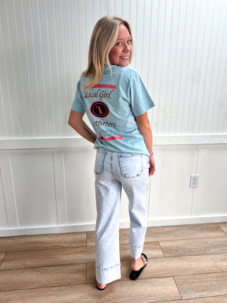 Local Girl 80 Proof Short Sleeve Tee-T-Shirt-Local Boy Outfitters-FD 05/22/26,Tops Collection-The Twisted Chandelier