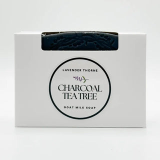Charcoal Tea Tree Goat Milk Soap-Bar Soap-Lavender Thorne-The Twisted Chandelier