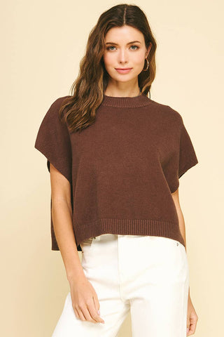 Marcie Dropped Shoulder Sweater Top - Black-PINCH-05/26/26,FD 12/22/25,OGP 59.99,Tops Collection-The Twisted Chandelier