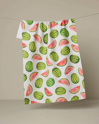 Melon Market Tea Towel-Kitchen Towels-Geometry-The Twisted Chandelier