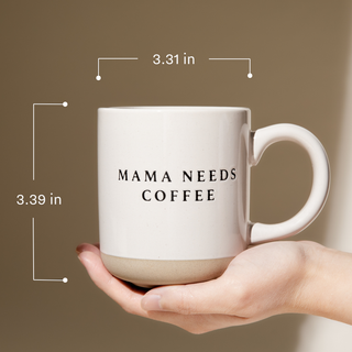Mama Needs Coffee Stoneware Coffee Mug - Gifts & Home Decor-Sweet Water Decor-The Twisted Chandelier