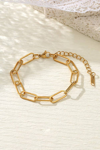 Stainless Steel Waterproof Tarnish Free Bracelet-JOSSLYN by wall to wall-40B112-The Twisted Chandelier