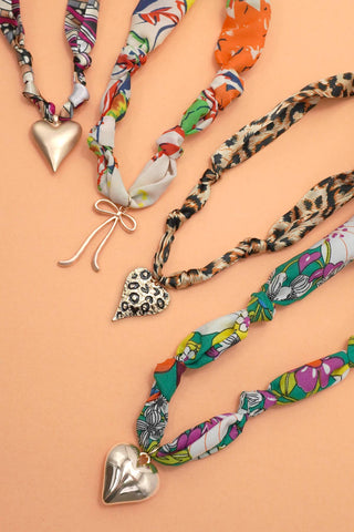 Handmade Scarf Charm Necklaces-Necklace-JOSSLYN by wall to wall-80N91790-The Twisted Chandelier