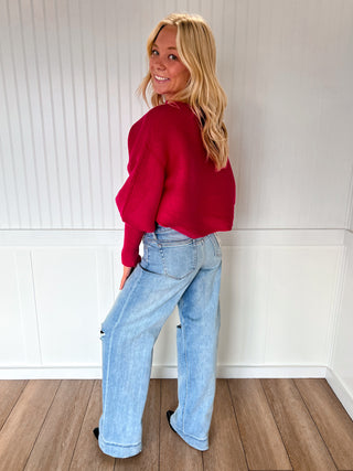 Hollie Boat Neck Elegant Ribbed Knitted Loose Sweater-Vine & Love-02/10/26,OGP 59.99,Tops Collection-The Twisted Chandelier