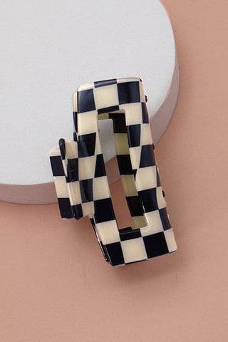 Rectangle Cellulose Hair Claw Clip-JOSSLYN by wall to wall-The Twisted Chandelier