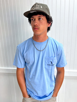 Men's Pointer Badge Short Sleeve Tee-T-Shirt-Local Boy Outfitters-FD 05/22/26,Men's-The Twisted Chandelier
