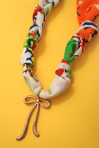 Handmade Scarf Charm Necklaces-Necklace-JOSSLYN by wall to wall-80N91790-The Twisted Chandelier