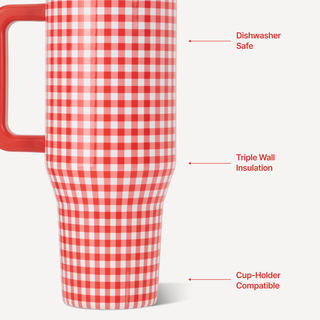Summer Picnic HydroJug 32 oz Traveler Tumbler-cups-HydroJug-The Twisted Chandelier