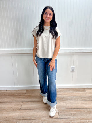 Emerson Sleeveless Round Neck Garment Dye T-Shirt-Shirts & Tops-Active Basic | Active USA-FD 03/31/26,T15281,Tops Collection-The Twisted Chandelier