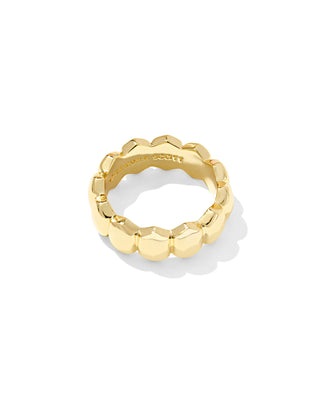 Kendra Scott Kaitlin Band Ring Gold 6-Rings-Kendra Scott-08/21/25,R00155GLD-The Twisted Chandelier