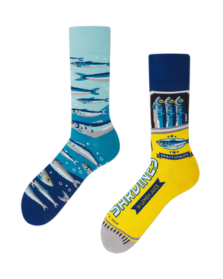 The Sardines Socks-Socks-Many Mornings-Men's-The Twisted Chandelier