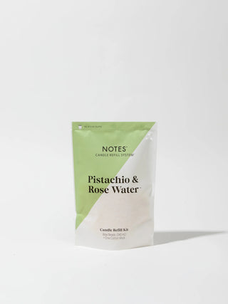 NOTES® Sustainable Candle Refill Kit - Pistachio & Rose Water-Candles-Notes Candles-The Twisted Chandelier