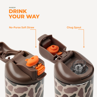 Duck Camo 14 oz Ease2o Water Bottle-HydroJug-The Twisted Chandelier