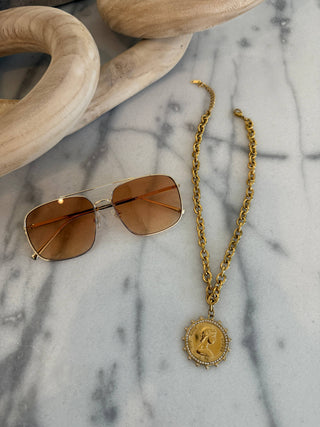Chansutt Pearl Small Coin Necklace-Necklace-CHANSUTTPEARLS-The Twisted Chandelier