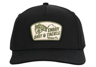 Men's Black - Bait & Tackle Hat-Hat-Embry Outdoors-Men's-The Twisted Chandelier