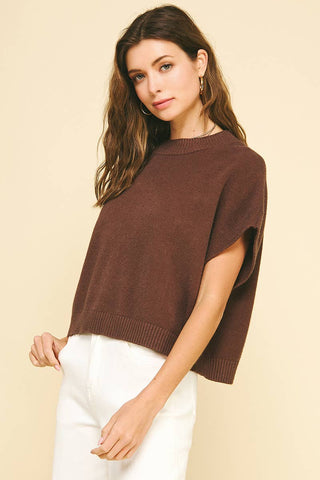Marcie Dropped Shoulder Sweater Top - Black-PINCH-05/26/26,FD 12/22/25,OGP 59.99,Tops Collection-The Twisted Chandelier