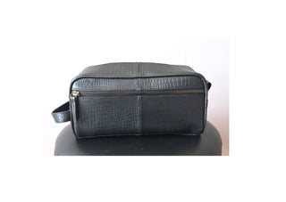 Leather Travel Dopp Kit Toiletry and Shaving Bag-Bag-Billion Brothers-Brandable,Men's-The Twisted Chandelier