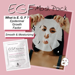 EGF Premium Sheet Mask (5 pc Box)-Naisture-The Twisted Chandelier