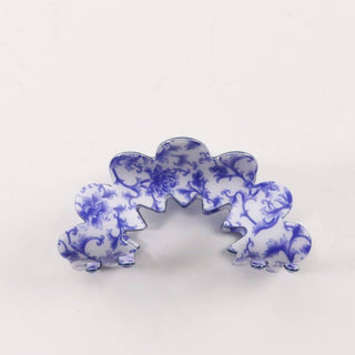 Vintage Porcelain Style Half Moon Hair Claw Clips-Hair Claws & Clips-JOSSLYN by wall to wall-40H900-The Twisted Chandelier